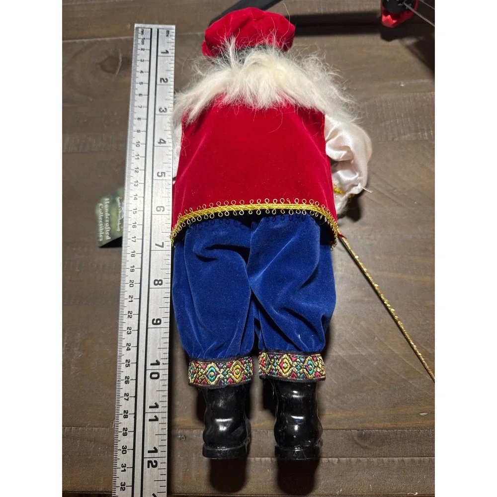Santas Workshop Handcrafted Polish Heritage Santa Claus Figure 6270 12 Inch